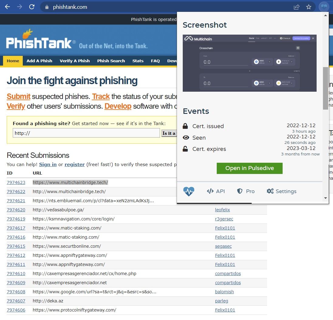 Pulsedive Blog Screenshots For All
