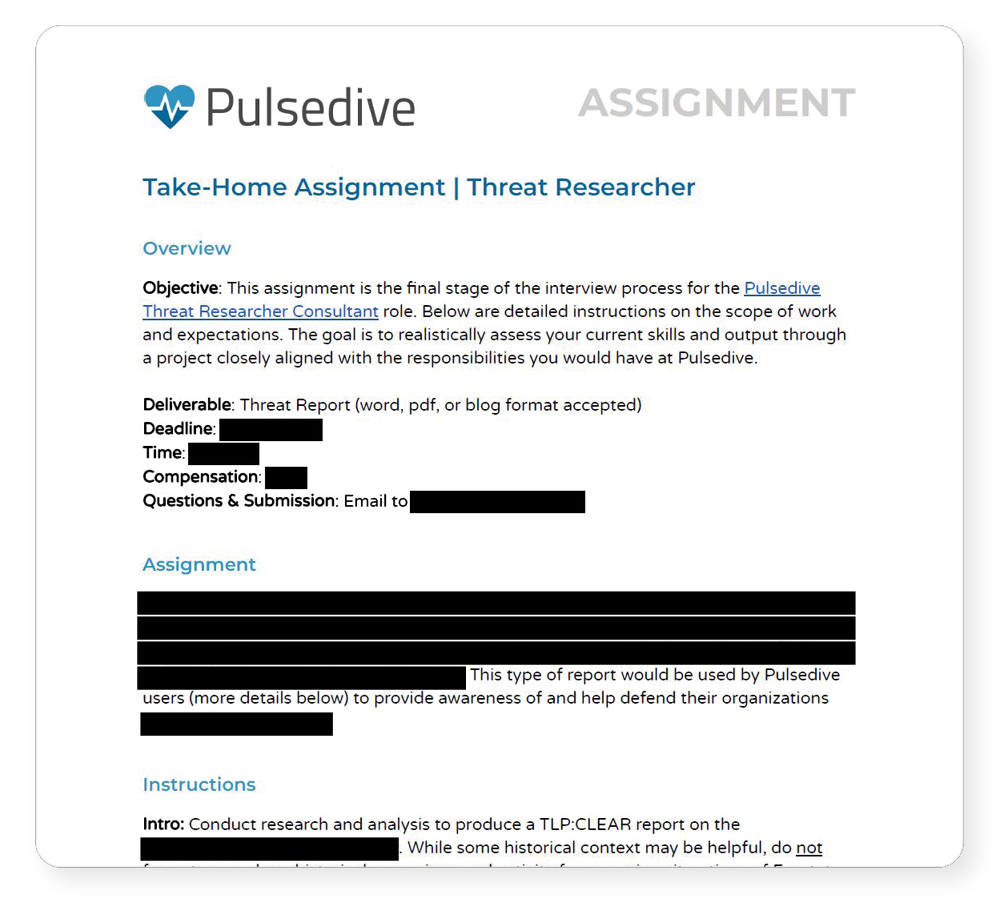 Behind the Scenes: Hiring a Threat Researcher