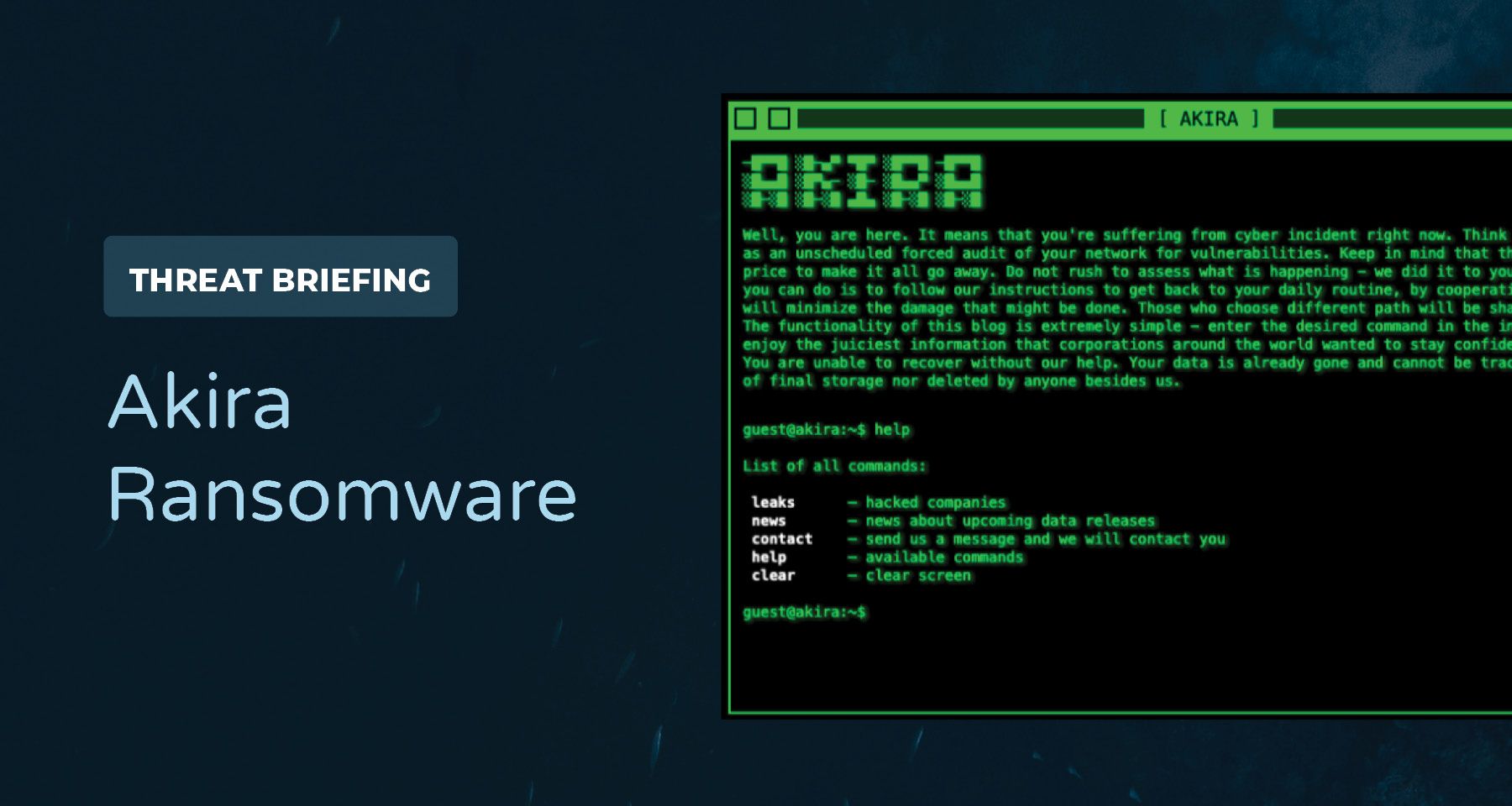 Akira Ransomware