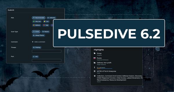 Announcing: Pulsedive 6.2